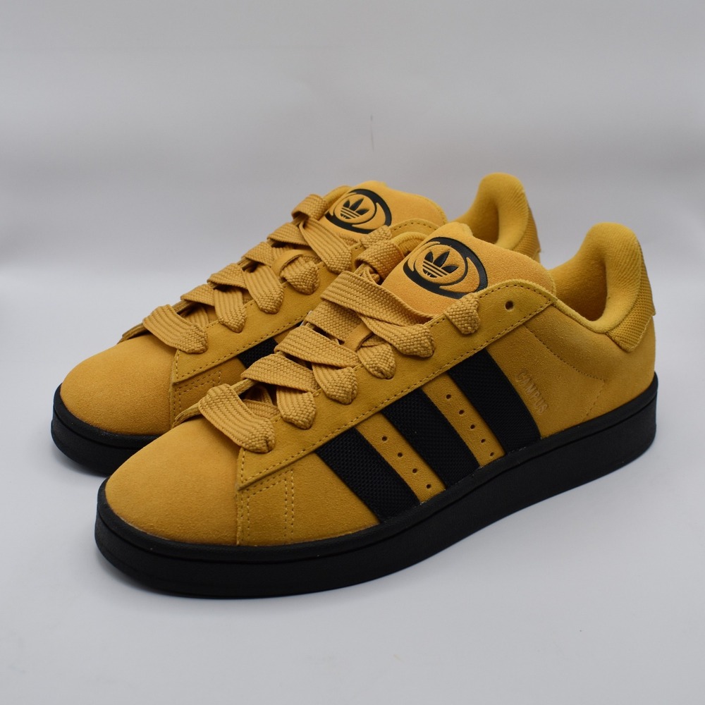 Adidas Originals Campus 00s Mens 10 Yellow Black Suede Sneakers Shoes JI3308 NWT